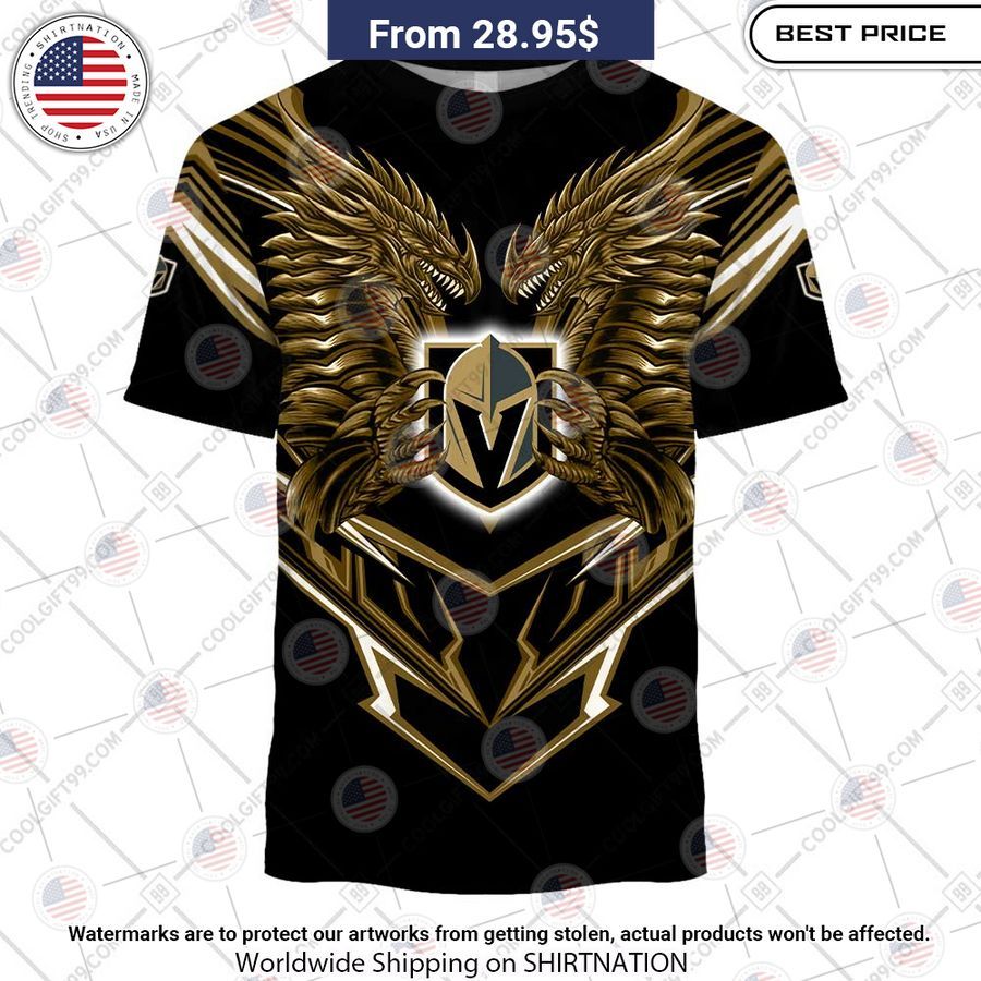 Vegas Golden Knights Dragon Custom Shirt Damn good