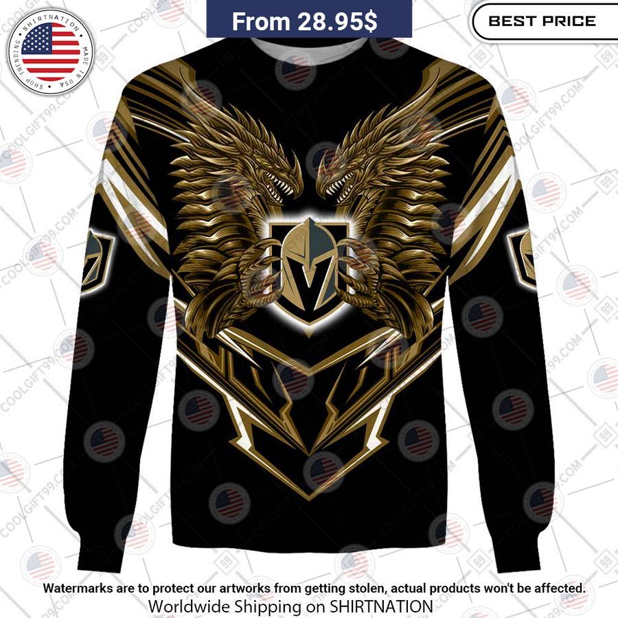 Vegas Golden Knights Dragon Custom Shirt Nice photo dude