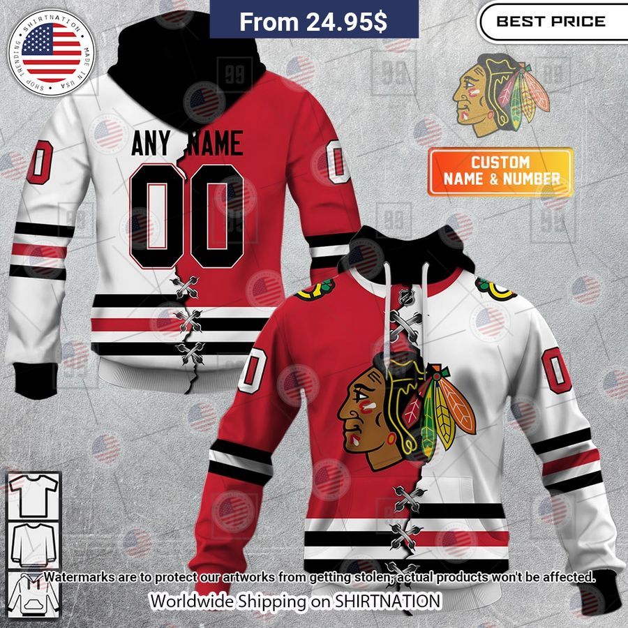 wR8iGf6u chicago blackhawks mix jersey 2023 custom hoodie 1 173