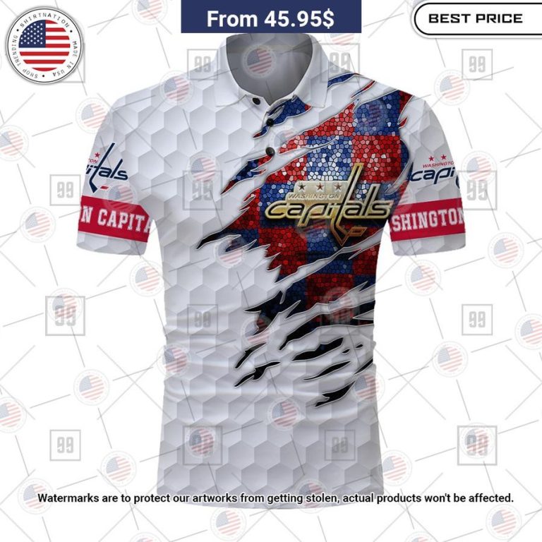 Washington Capitals Custom Polo Gang of rockstars