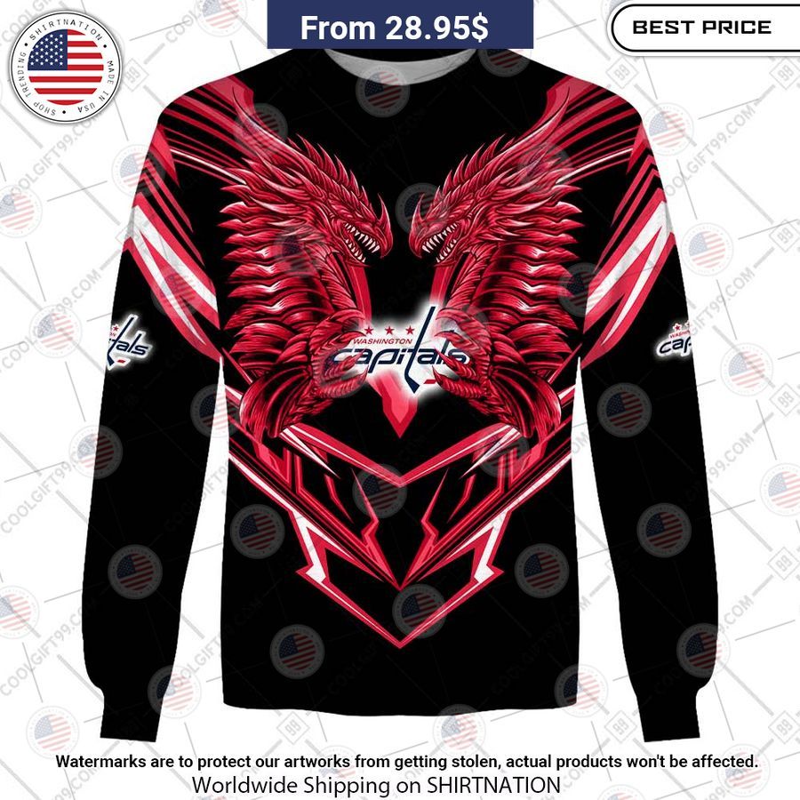 Washington Capitals Dragon Custom Shirt Sizzling