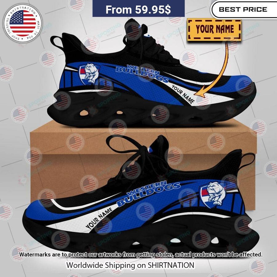 Western Bulldogs Custom Clunky Max Soul Shoes Royal Pic of yours