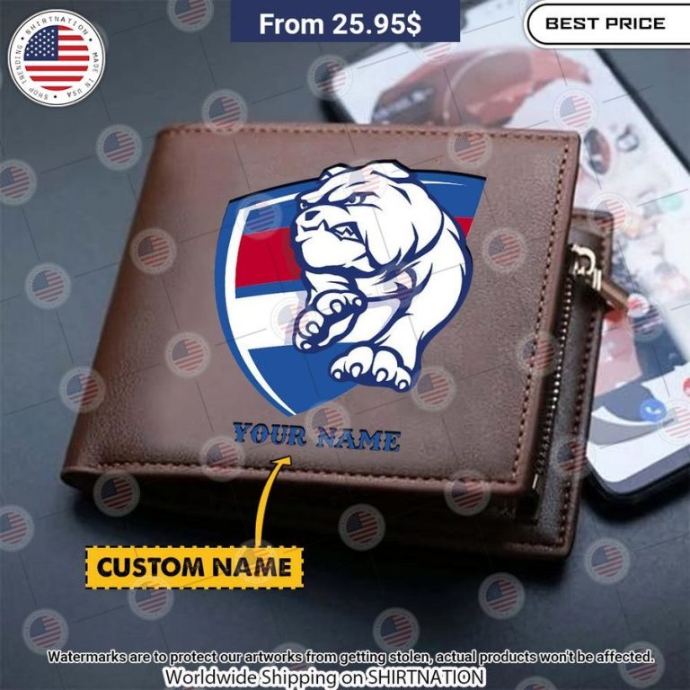 Western Bulldogs Custom Leather Wallet Heroine