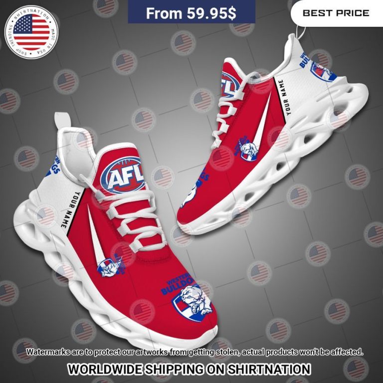 Western Bulldogs Custom Max Soul Shoes Handsome as usual