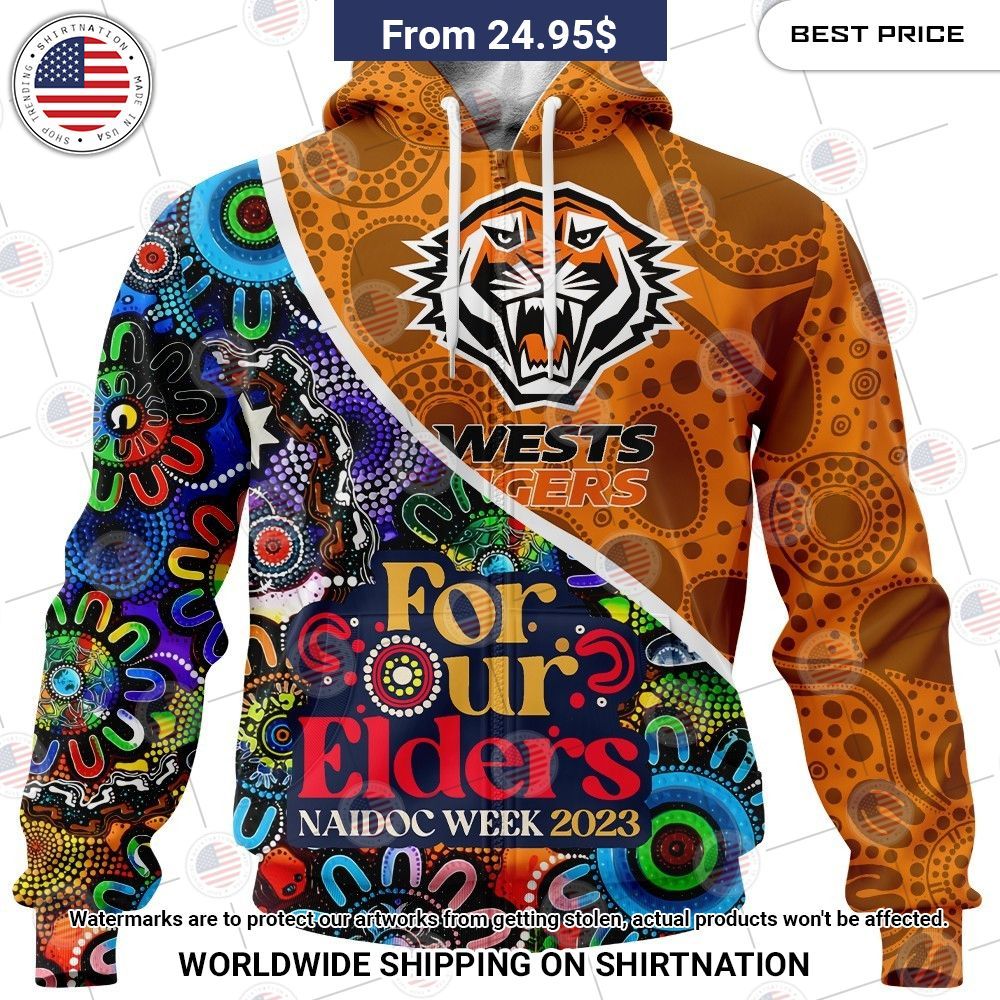 Wests Tigers NAIDOC Week 2023 Custom Shirt Rocking picture