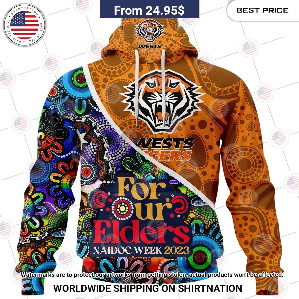Wests Tigers NAIDOC Week 2023 Custom Shirt Handsome as usual