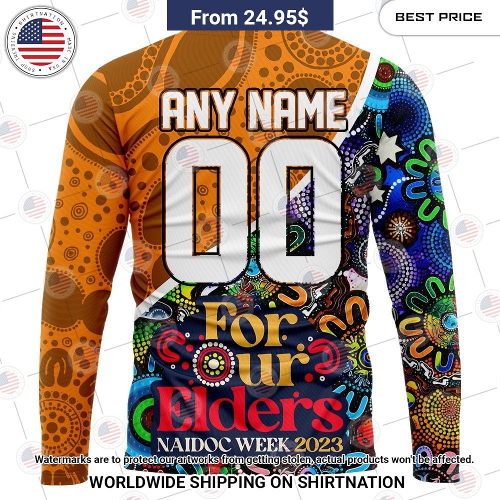 Wests Tigers NAIDOC Week 2023 Custom Shirt Natural and awesome