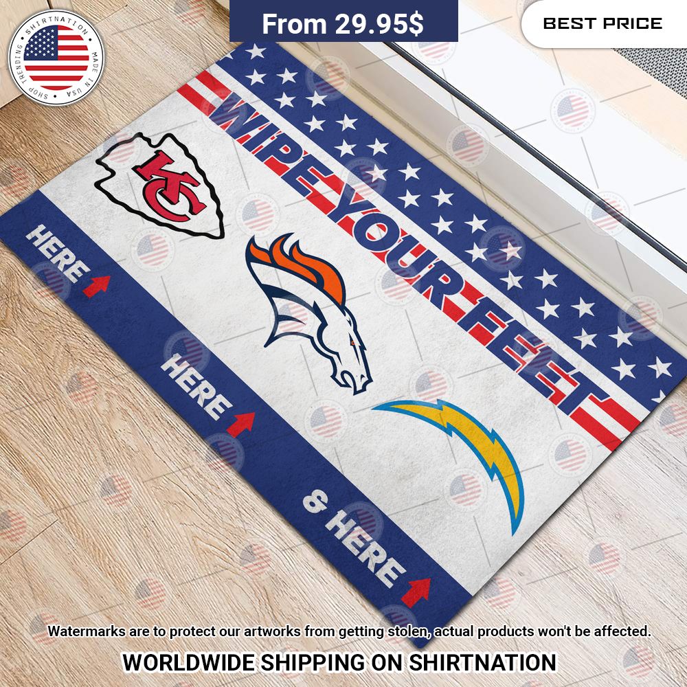 wipe your feet here kansas city chiefs denver broncos los angeles chargers doormat 3 241.jpg