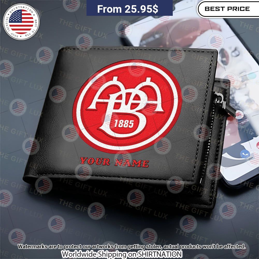 AaB Fodbold Personalized Leather Wallet Rejuvenating picture