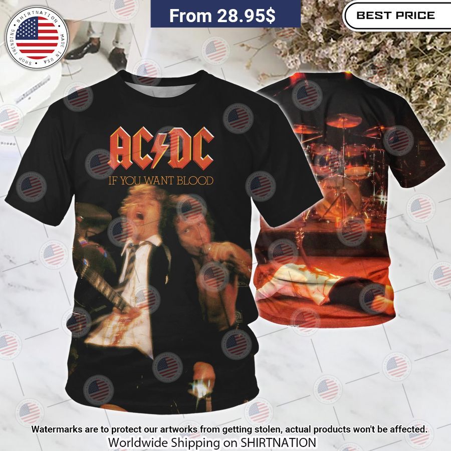 ACDC If You Want Blood You'Ve Got It Album Shirt Loving, dare I say?