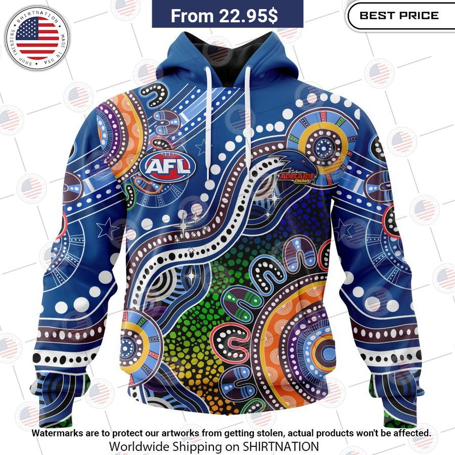 Adelaide Crows Indigenous Custom Shirt This is awesome and unique