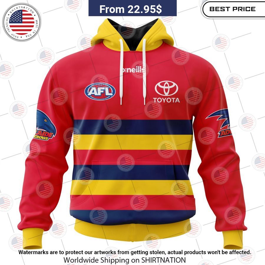 Adelaide Crows Toyota Custom Shirt You are getting me envious with your look