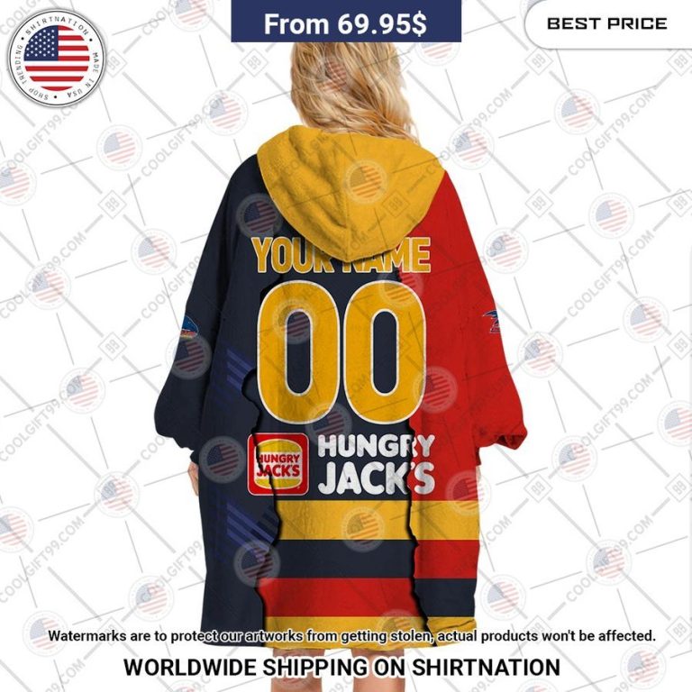 AFL Adelaide Crows Mix CUSTOM Hoodie Blanket Studious look