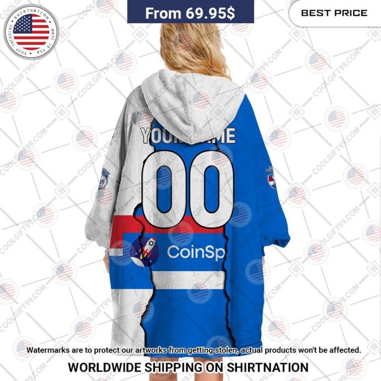 AFL Western Bulldogs Mix CUSTOM Hoodie Blanket Awesome Pic guys