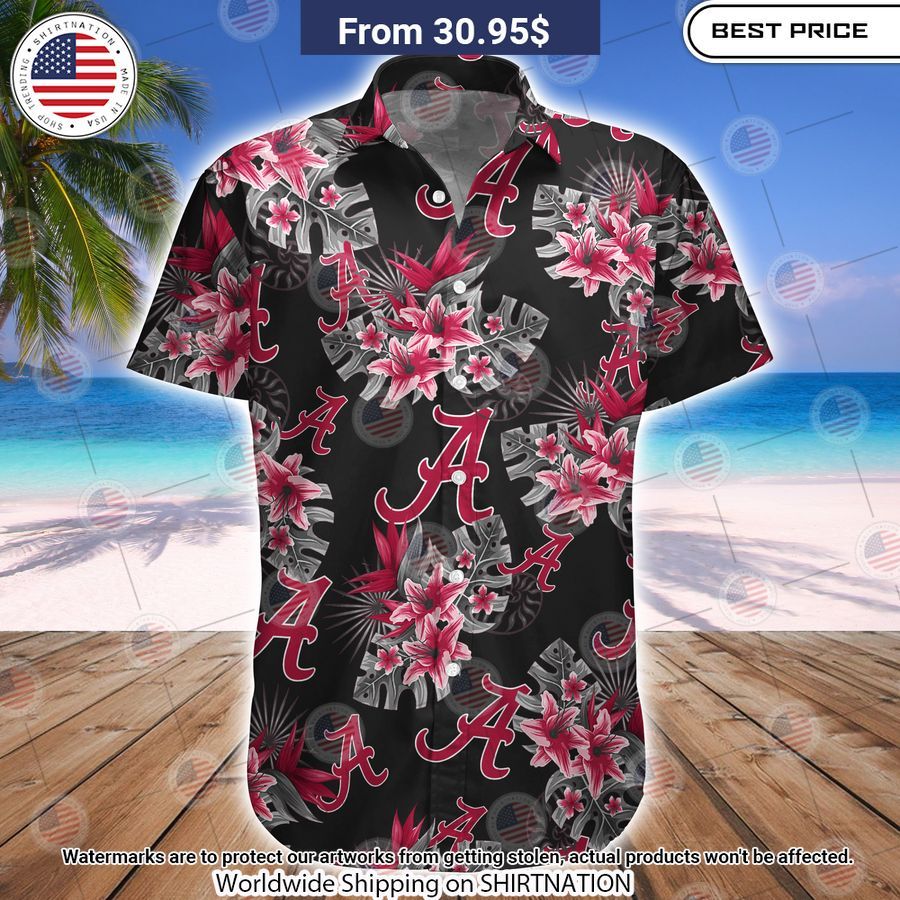 Alabama Crimson Tide Tide Football Hawaiian Shirt Cutting dash