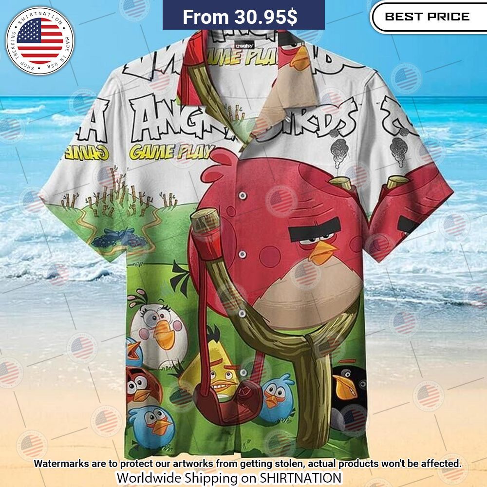 Angry Birds Hawaiian Shirt Which place is this bro?
