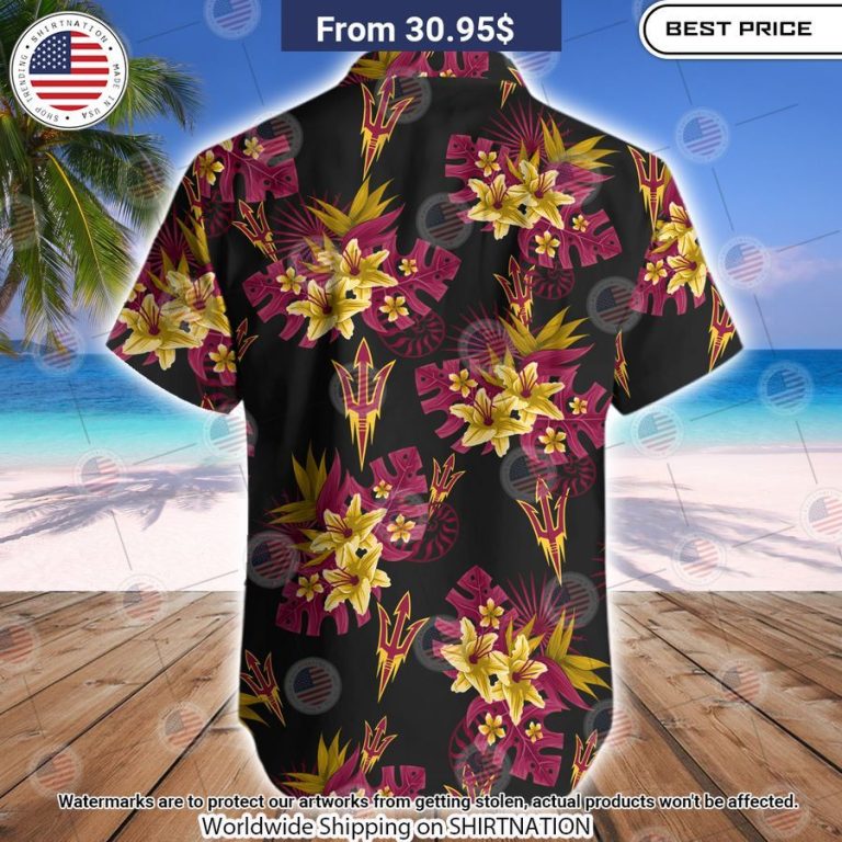 Arizona State Sun Devils Football Hawaiian Shirt Out of the world