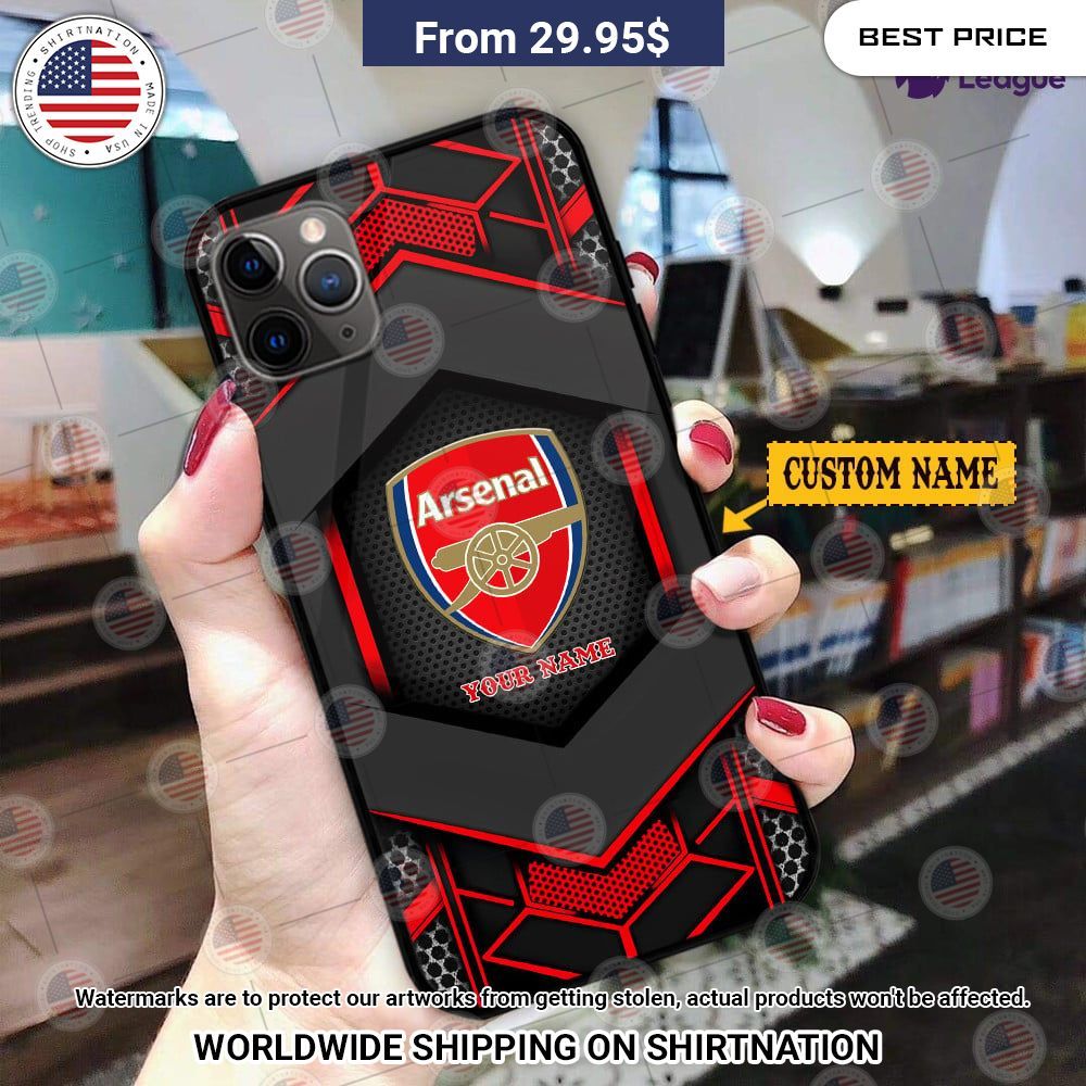 Arsenal Custom Phone Case Radiant and glowing Pic dear