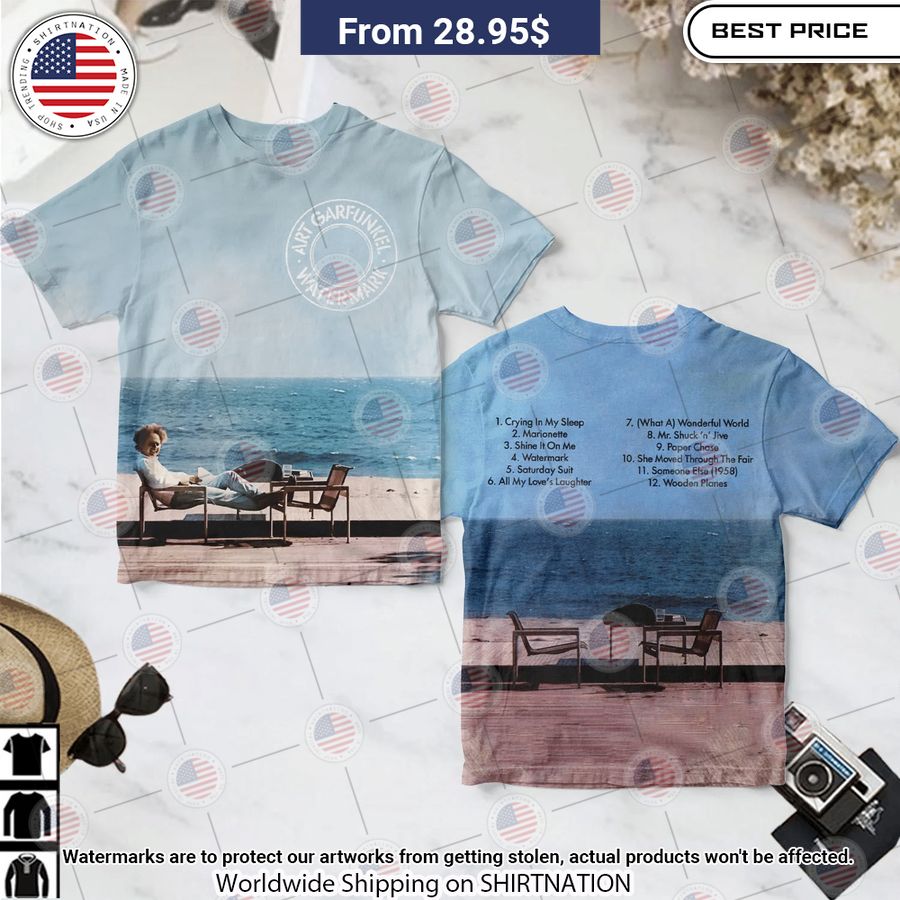 Art Garfunkel Watermark Album Shirt Wow! What a picture you click