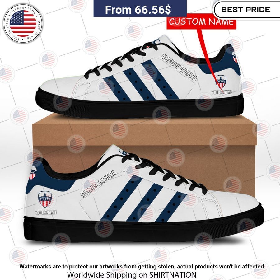 Atletico Ottawa Stan Smith Shoes Rocking picture
