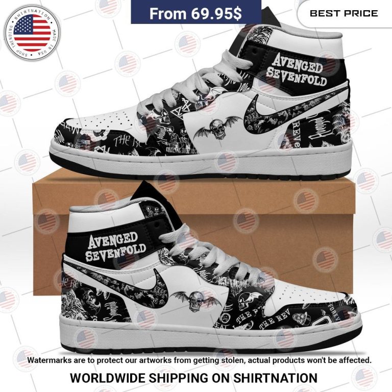 Avenged Sevenfold Air Jordan High Top Shoes You look lazy