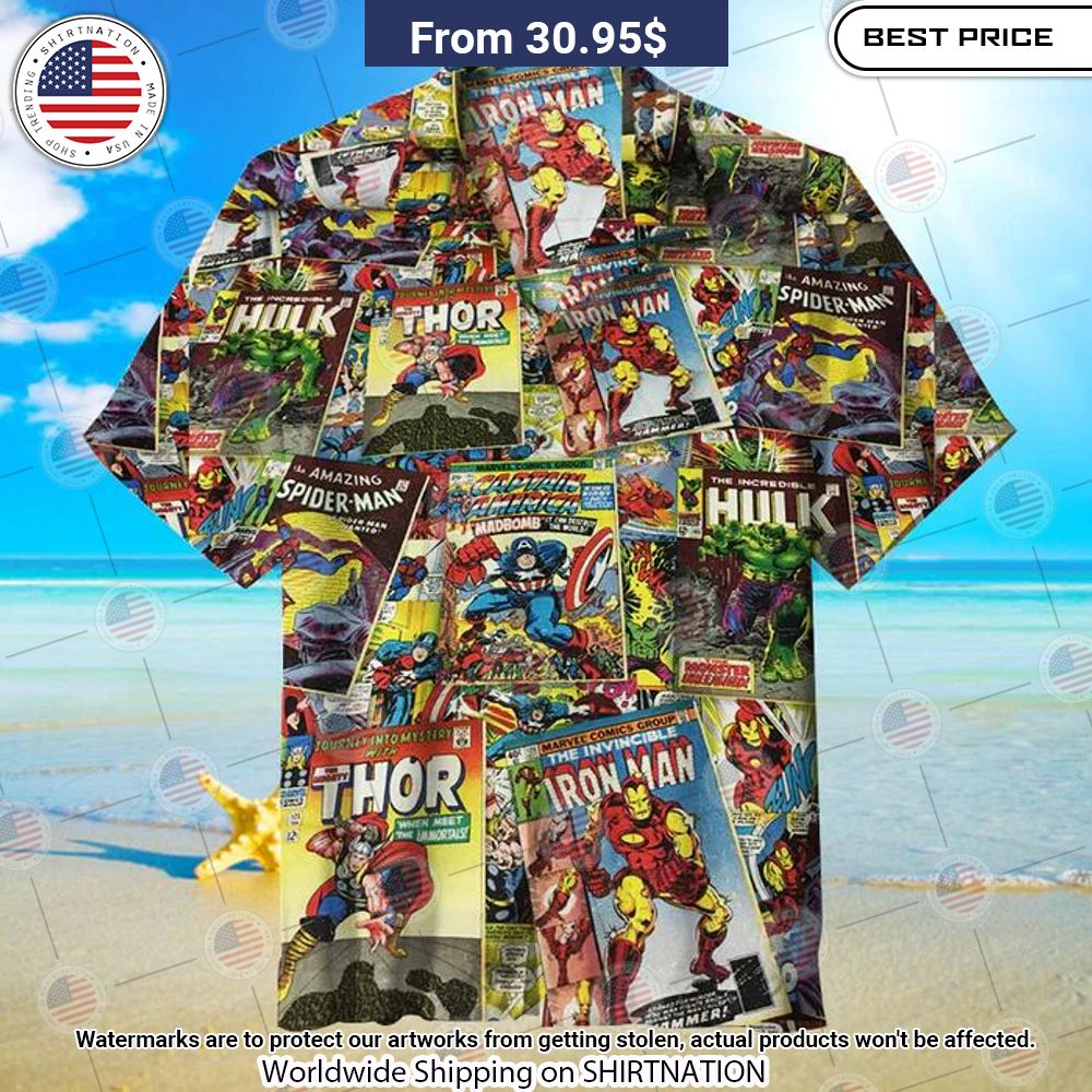 Avengers Comic Hawaiian Shirt Loving, dare I say?