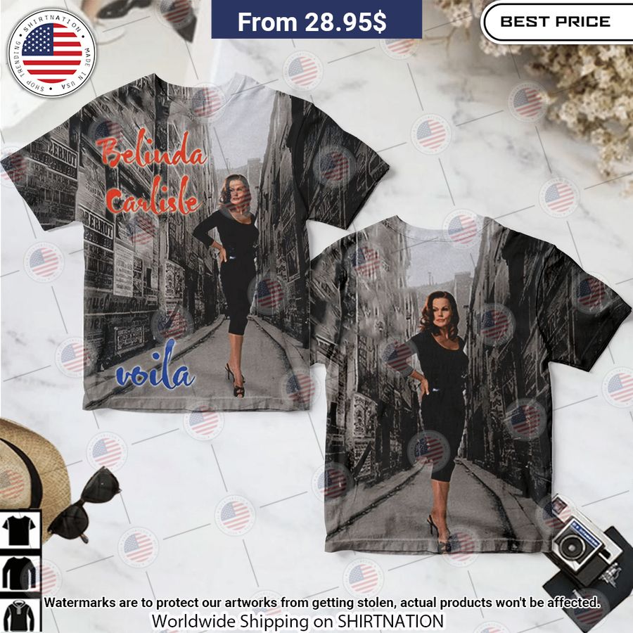 Belinda Carlisle Voila Album Shirt Loving click