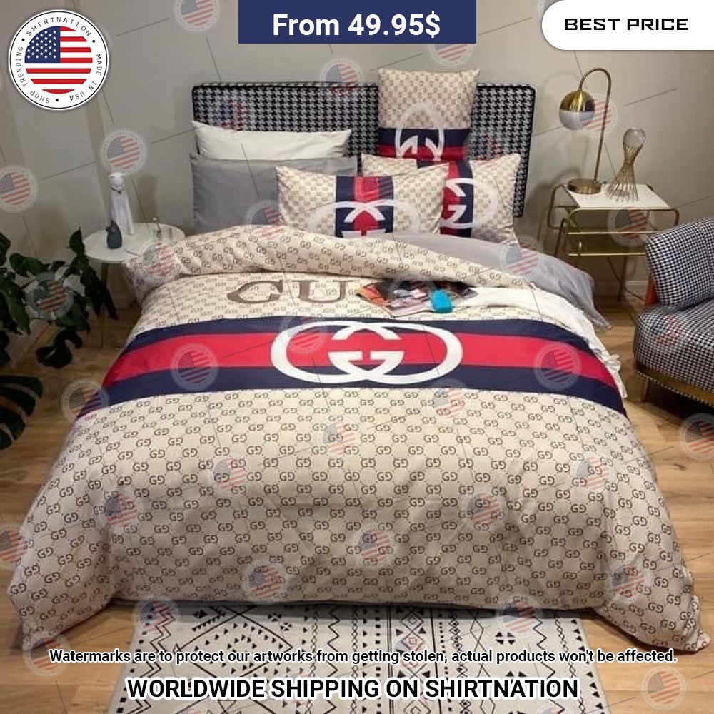 BEST Gucci Quilt Bedding Set How did you always manage to smile so well?
