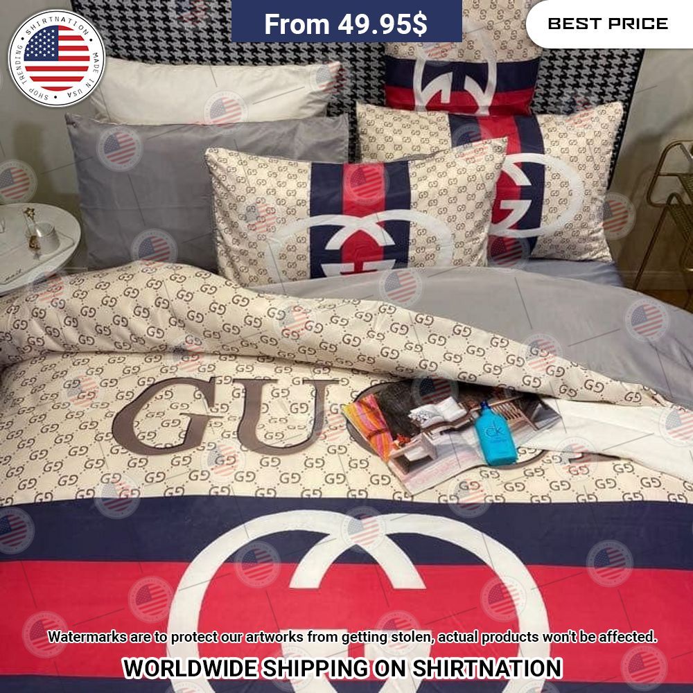 BEST Gucci Quilt Bedding Set Eye soothing picture dear