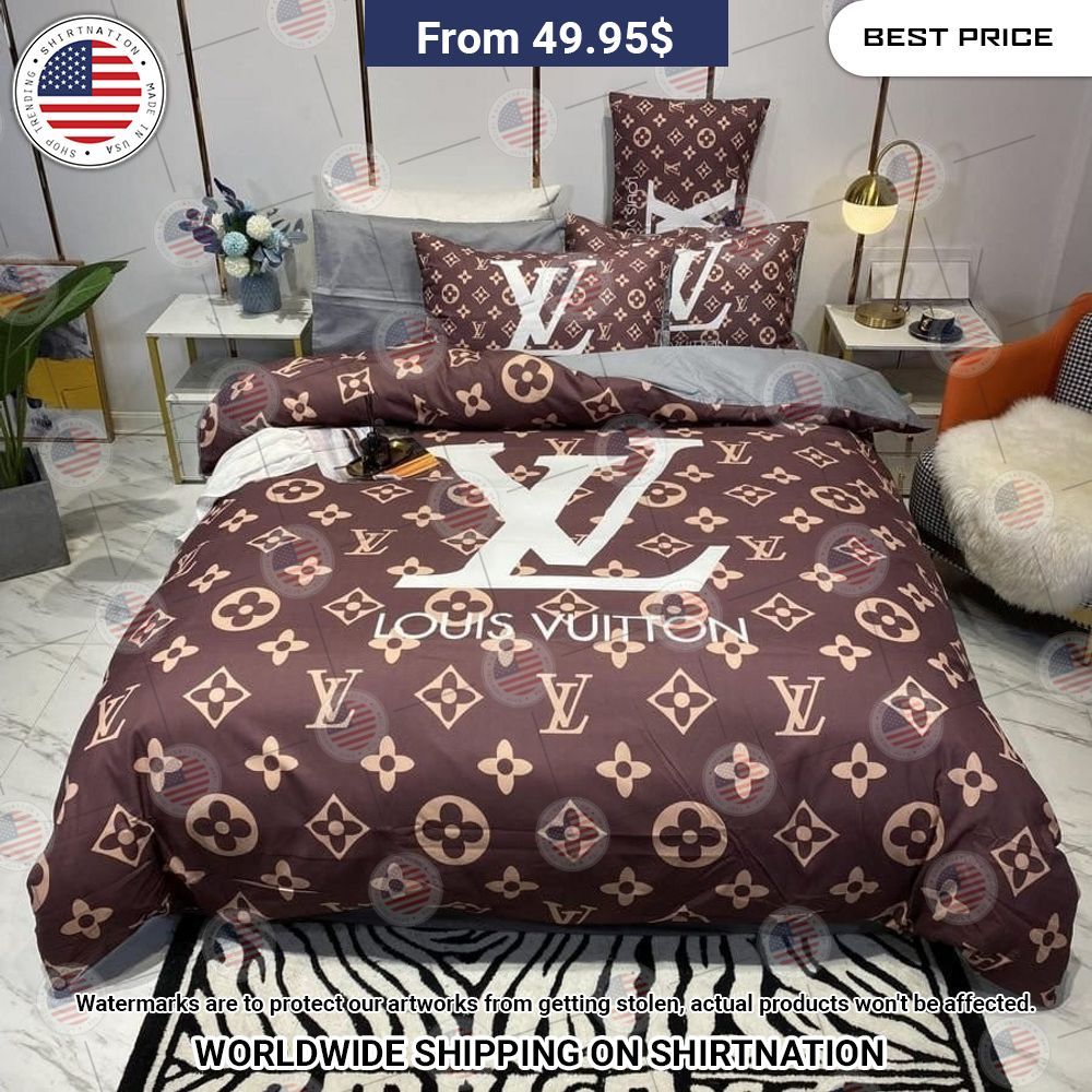 BEST Louis Vuitton Quilt Bedding Set