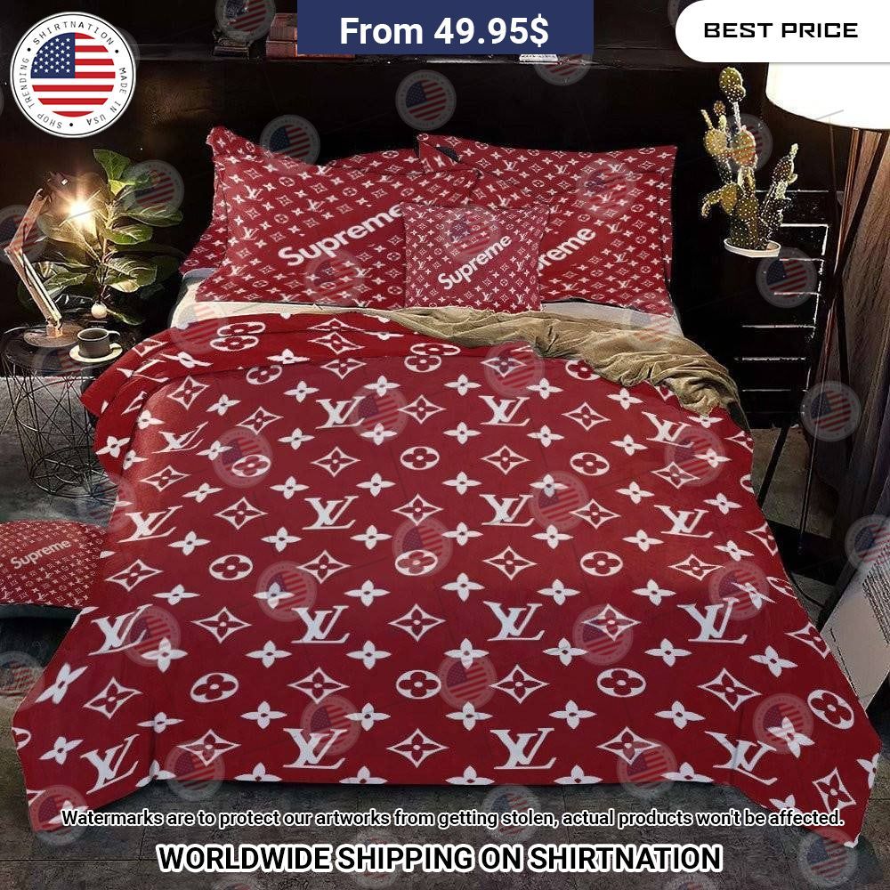 BEST Louis Vuitton Supreme Bedding Set Elegant picture.