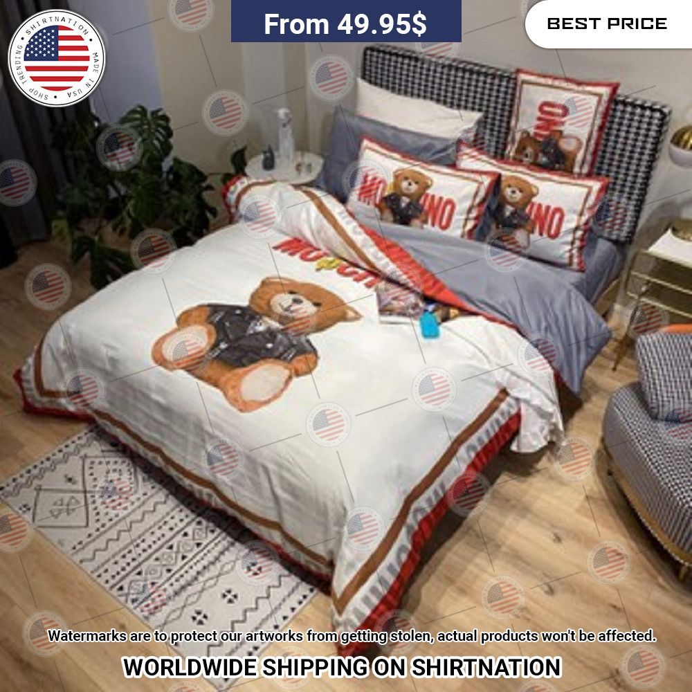 BEST Moschino Teddy Bear Bedding Set Handsome as usual