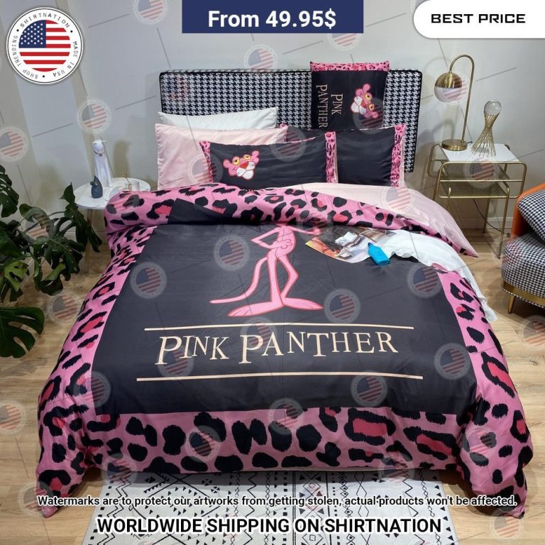 BEST Pink Panther Bedding Set Amazing Pic