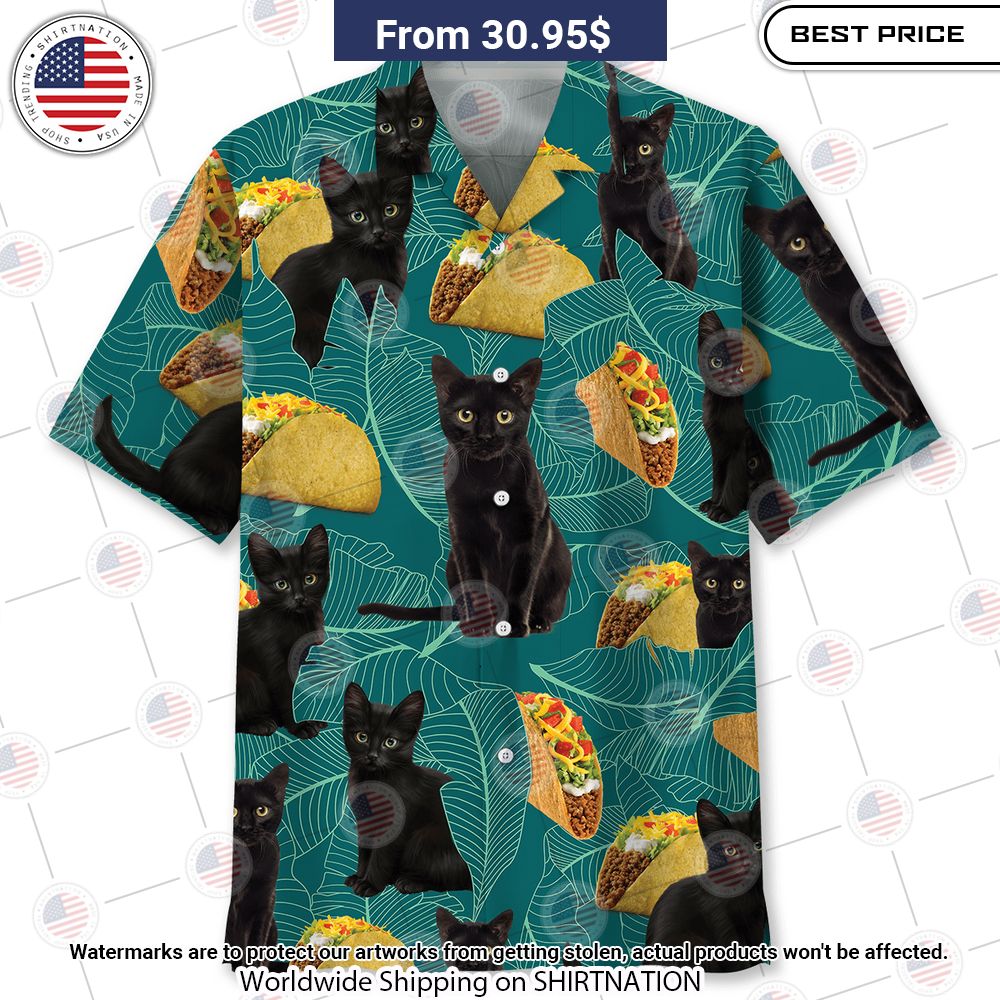 BEST Black Cats Food Hawaii Shirt