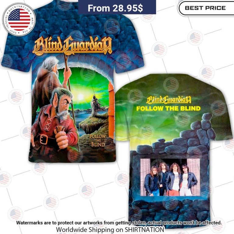 Blind Guardian Followhe Blind Album Shirt Cool look bro