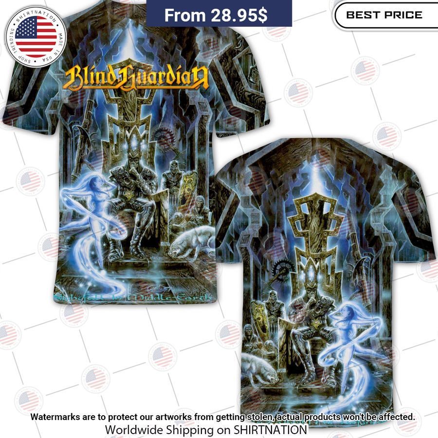 Blind Guardian Nightfall in Middle Earth Album Shirt Nice Pic