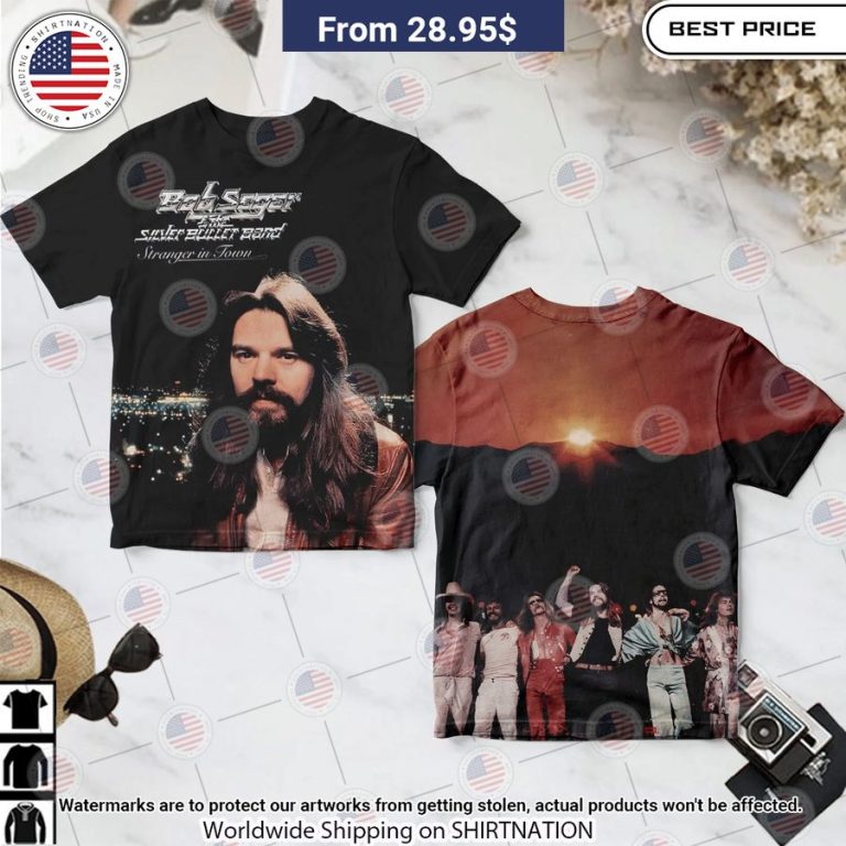 bob seger the silver bullet band stranger in town album shirt 1 992.jpg