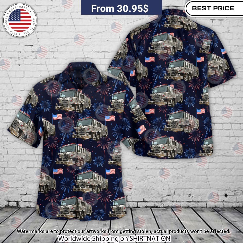BEST Boulevard Heights Apparatus 4th Of July Hawaii Shirt