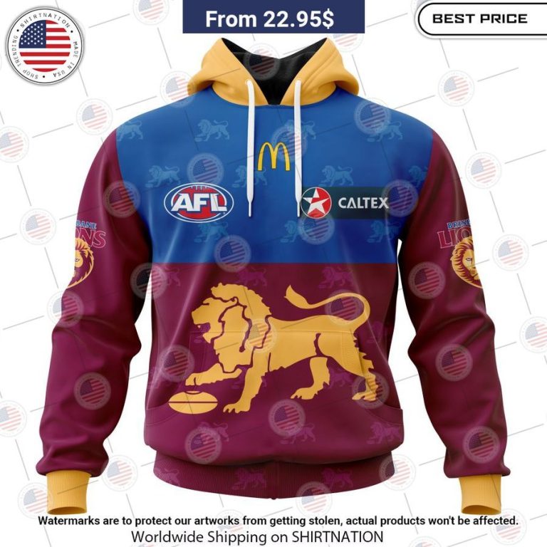 Brisbane Lions Home Custom Shirt Heroine