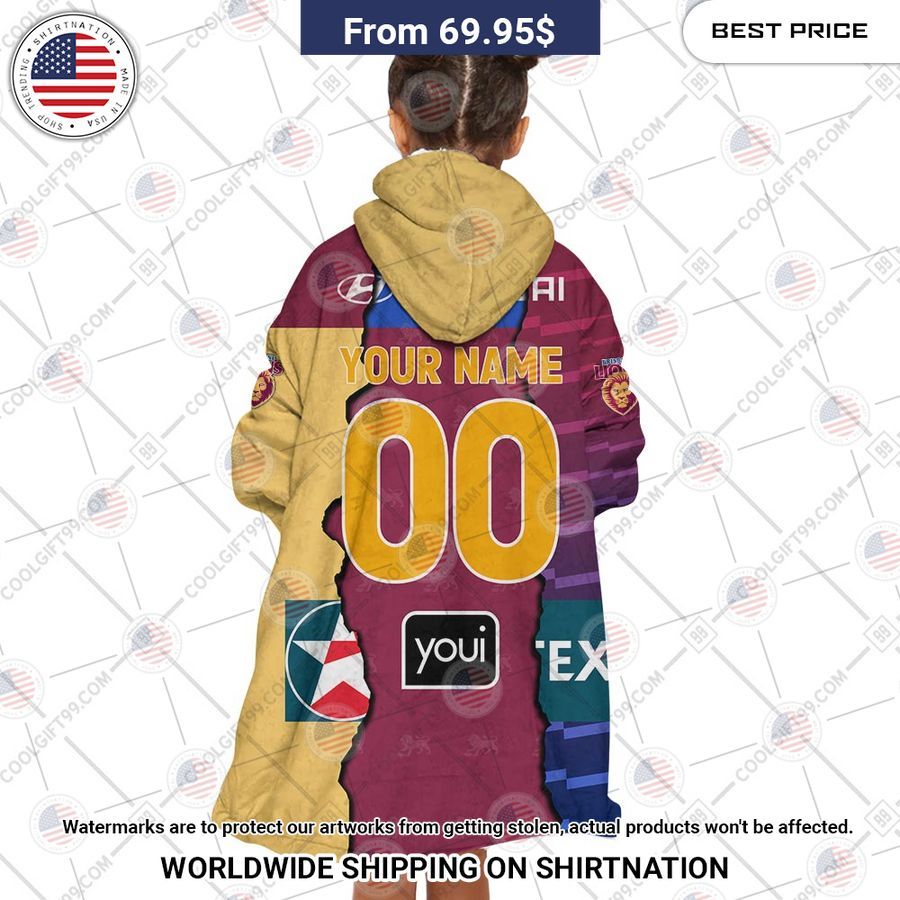 Brisbane Lions Mix Hoodie Blanket Have you joined a gymnasium?