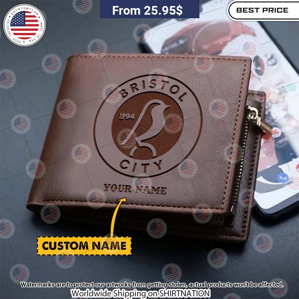 Bristol City Personalized Leather Wallet Oh my God you have put on so much!