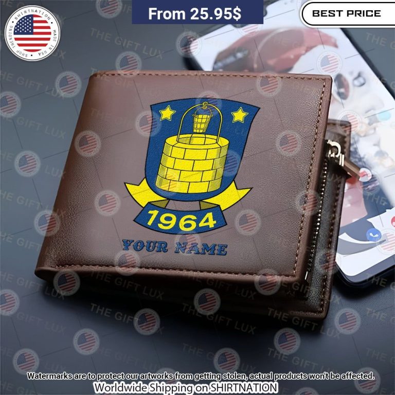 Brondby IF Personalized Leather Wallet Wow, cute pie