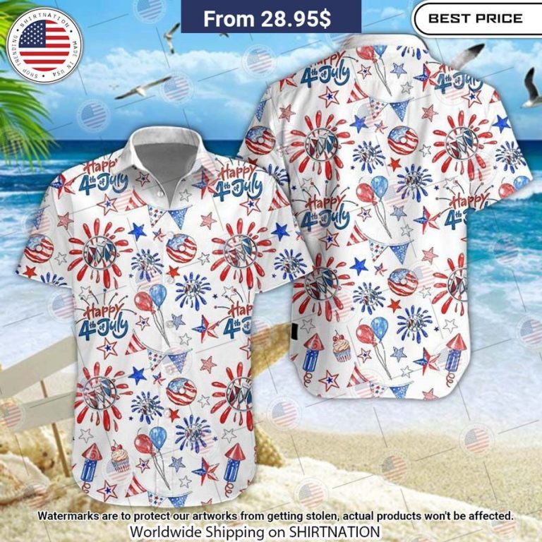 Buick Happy Independence Day 4th July Hawaiian Shirt Stunning