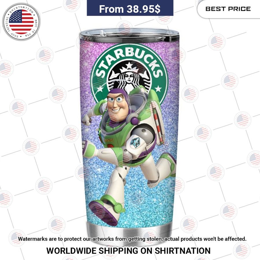 Buzz Lightyear Toy Story Starbucks Tumbler You tried editing this time?