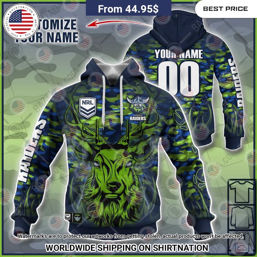 Canberra Raiders Deer Hunting Hoodie Oh my God you have put on so much!