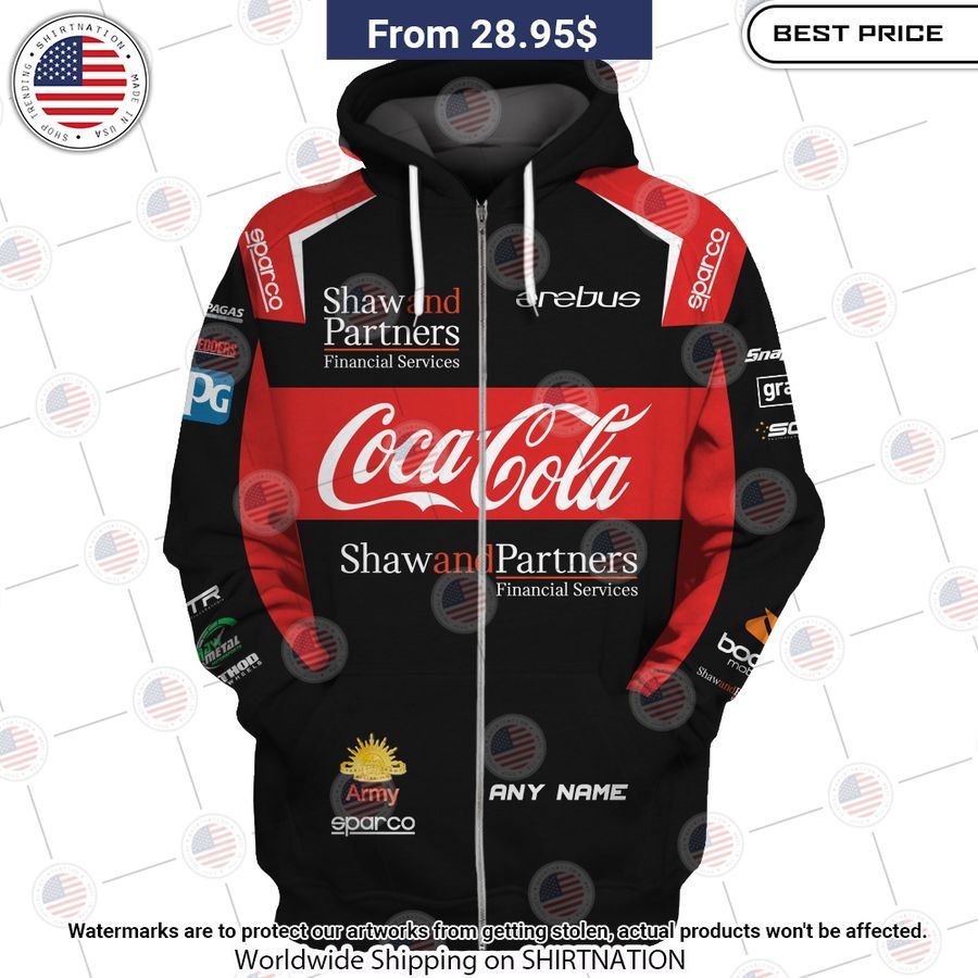 Coca Cola Racing by Erebus Army Sparco CUSTOM Hoodie Loving click