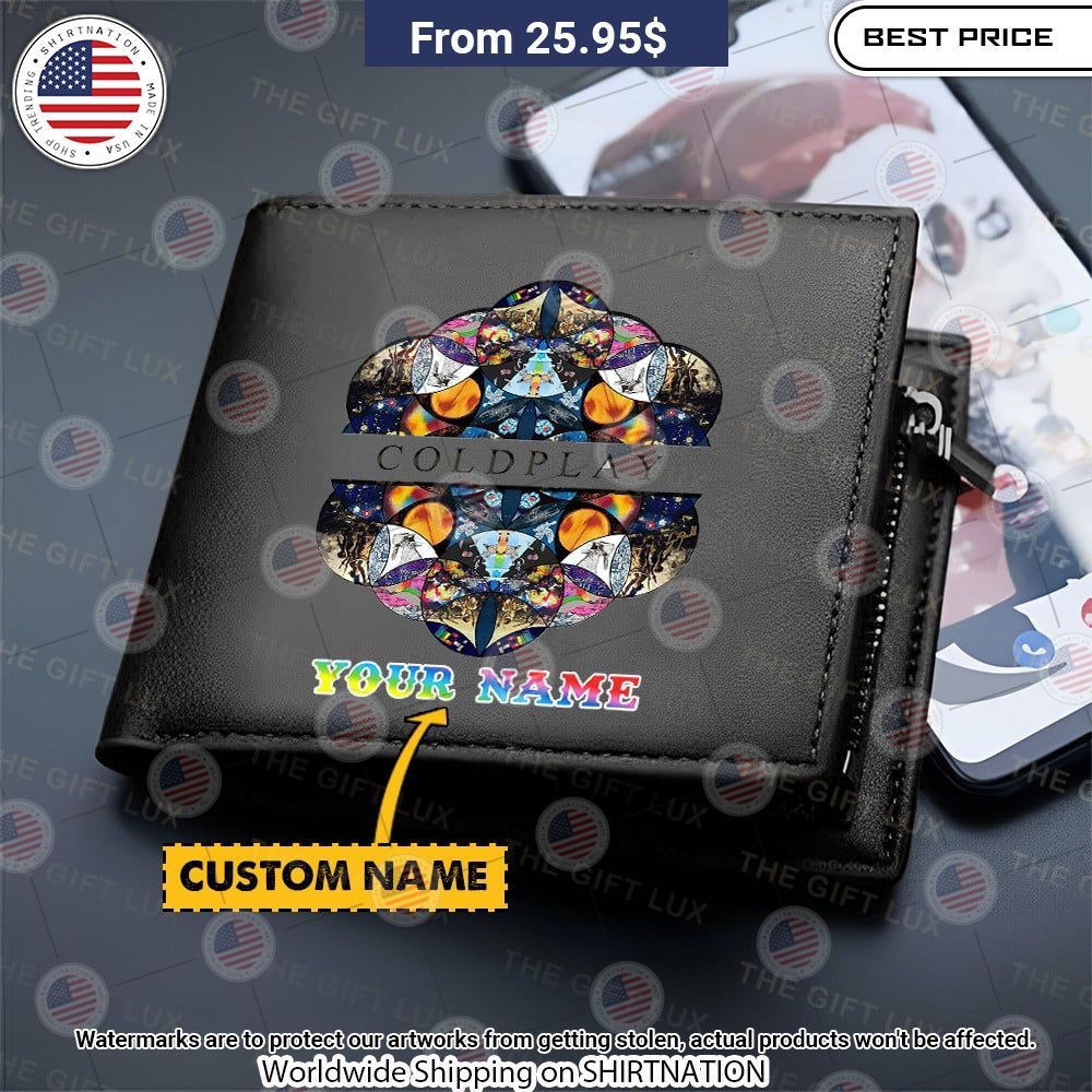 Coldplay Pattern Custom Leather Wallet This is your best picture man