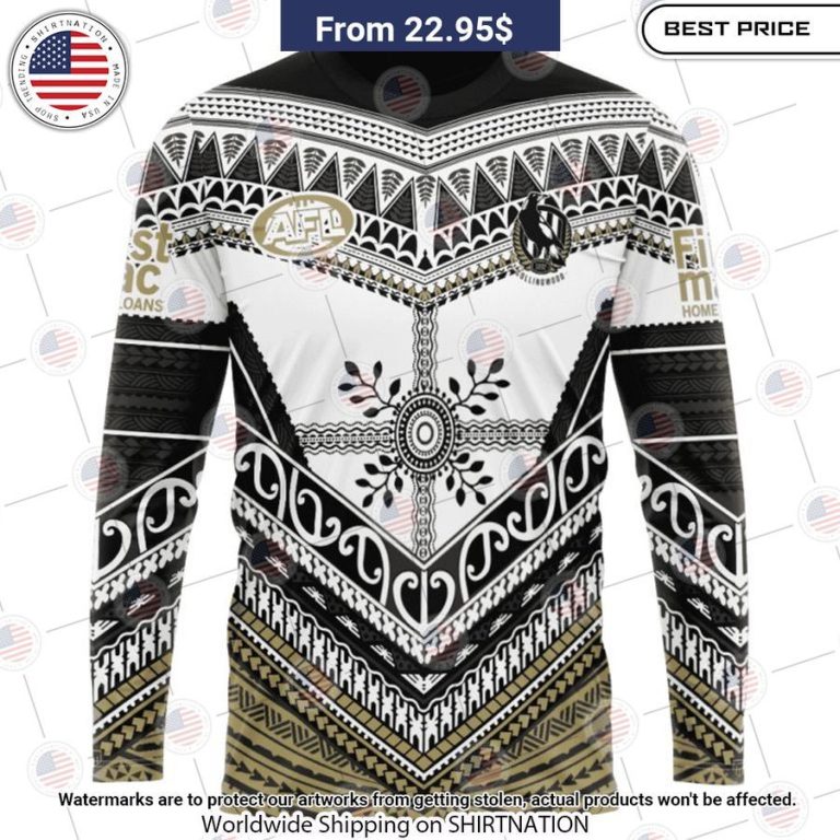 Collingwood Football Club Pasifika Custom Shirt Nice Pic