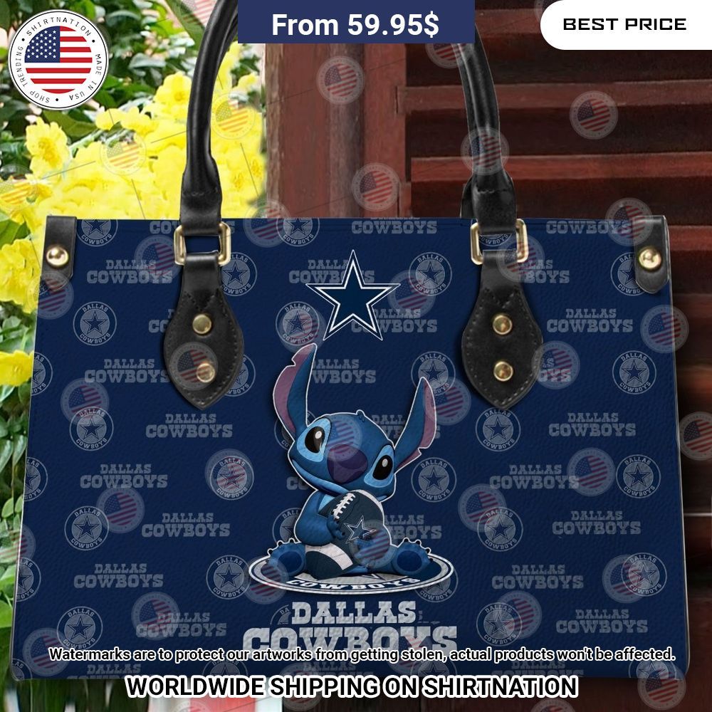 Custom Dallas Cowboys Stitch Leather Handbag This is awesome and unique