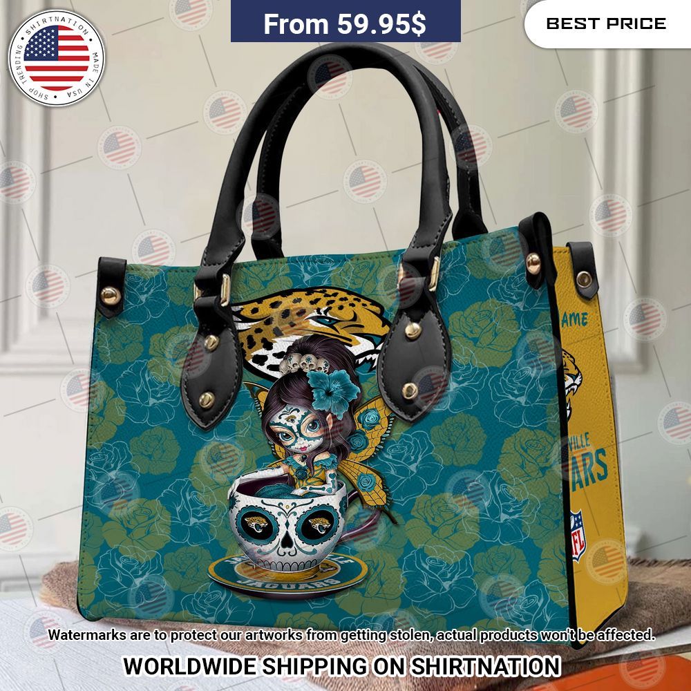 custom jacksonville jaguars sugar skull girl leather handbag 3 60.jpg